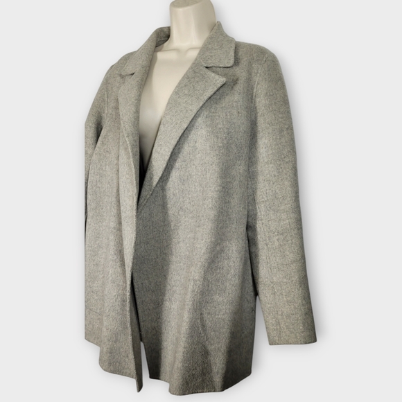Theory Sileena Jacket in Double-Face Wool-Cashmere Size Medium - Picture 3 of 6